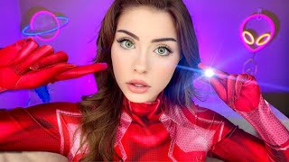 ASMR ALIEN FULL BODY EXAM DETAILED Medical Roleplay 👽 Cranial Nerve Orbital Eye SciFi Examination [upl. by Keenan999]