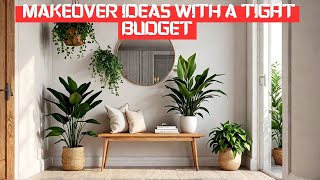 Small Home Entryway Makeover  Ideas With a Tight Budget 2024 [upl. by Aihsenod]