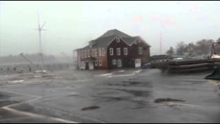 Raw Hurricane Sandy rolls through Red Bank NJ [upl. by Angelika]