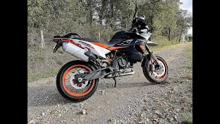 Essai KTM 890SMT 2023 toujours aussi fun [upl. by Enad]