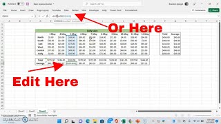 Enable or Disable Editing Directly in Cells in Excel Disable to Edit In Formula Bar Instead howto [upl. by Anekahs]