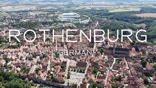 Rothenburg  GERMANY  DJI  60FPS [upl. by Viridis]