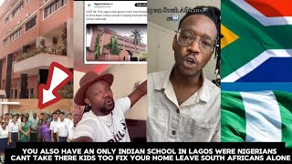 South African mock Nigerians as indian school in Lagos denies Nigerians admission💔🤦‍♂️😱 [upl. by Hoi]