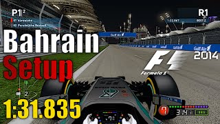 F1 2014 Bahrain Hotlap  Setup 131835 PCGamepad [upl. by Elacim261]