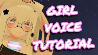 How To Do a GIRL VOICE Simple MTF Voice Feminization Tutorial [upl. by Balbur]