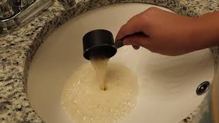 How To UnclogClean Your Bathroom Sink Drain or Any Drain QUICK AND EASY Baking Soda and Vinegar [upl. by Giannini]