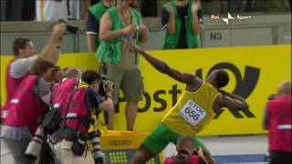 Usain Bolt finale 100 m 2009 record del mondo [upl. by Hedy]