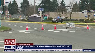 Deputies investigating fatal shooting in Everett  FOX 13 Seattle [upl. by Ramonda756]