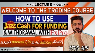 Jazz Cash Funding amp Withdrawal Guide For FX PRO StepbyStep Tutorial [upl. by Kcirdes]