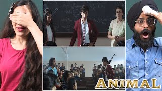 ANIMAL MASS SCHOOL SCENE REACTION  RANBIR KAPOOR  RASHMIKA  PARBRAHM SINGH [upl. by Hteazile]