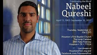 Nabeel Qureshis Memorial Service [upl. by Ltney452]