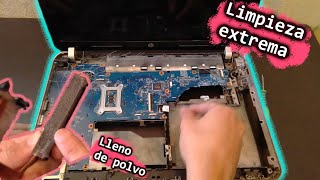 Esta laptop estaba muy sucia Cambio de RAM y pasta térmica HP dv4 [upl. by Anayek81]