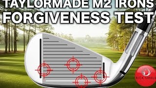 TAYLORMADE M2 IRONS 2017  FORGIVENESS TEST [upl. by Dermott452]