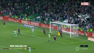 Messi Hat Trick Goal v Betis 17032019  INCREDIBLE [upl. by Nimajneb631]