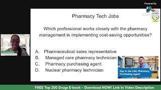 Advanced Jobs for Pharmacy Technicians [upl. by Wojak696]