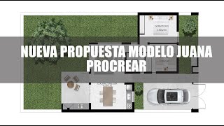 VIVIENDA PROCREAR 🧱🏠quotNueva propuesta de MODELO JUANAquot👌👷‍♀️ [upl. by Gan]