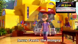 Superbook Bible Adventure  Jesus Feeds the Hungry  Season 4 Episode 1  Content Part 01 [upl. by Barbaresi]