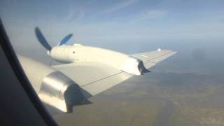 Inflight in an Air Koryo Il18 between Wonsan and Pyongyang [upl. by Berk]