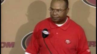 Mike Singletary Post Game after Seahawks [upl. by Idelle959]