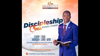 DISCIPLESHIP CLASS  Season 2 II Live with Apostle T Vutabwashe [upl. by Julia536]