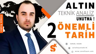 ALTIN ANALİZİ UYARI BU GÜNLERE ÇOK DİKKAT ET altın [upl. by Leonidas129]