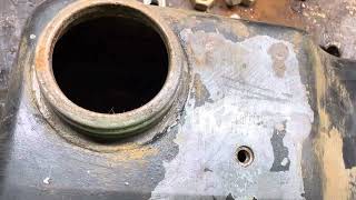 Cleaning a Briggs and Stratton 5S Gas Tank [upl. by Alsworth]