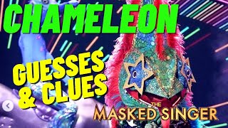 Chameleon Masked Singer  Guesses and Clues [upl. by Cedell]