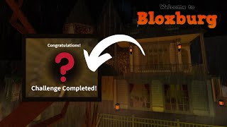 HOW TO COMPLETE THE HAUNTED HOUSE QUEST IN BLOXBURG AND GET THE TROPHY  BLOXBURG RP ROBLOX [upl. by Drofhsa]