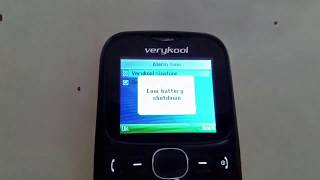 Verykool phone meets 22 different low battery warnings [upl. by Merp]