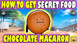 HOW To GET CHOCOLATE MACARON  SECRET FOOD  秘密の食べ物を手に入れる方法  Easy Steps  Secret Staycation [upl. by Afrika]