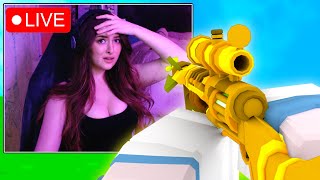 I Joined Streamers With The Most PAY TO WIN Weapon in Roblox [upl. by Bergman]