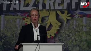 AfDPfalztreffen ReLive mit Alice Weidel Sebastian Münzenmaier René Aust [upl. by Rawna]