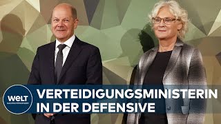 ZÄHE ZEITENWENDE Kanzler brüskiert  Versteht Verteidigungsministerin Lambrecht das Militär nicht [upl. by Aissatsan716]