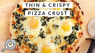 30 Minute Thin amp Crispy Pizza Crust [upl. by Adelina]