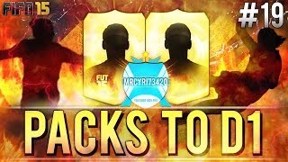 FUT 15 ••►PACKS TO D1 19  TROP DE RAGEQUIT ET DE CHANCE DANS LES PACKS [upl. by Aicinod322]