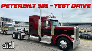 First Test Drive  Peterbilt 589 [upl. by Anidem]