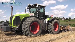 Claas Xerion 5000 mit Alpego Tiefengrubber [upl. by Merce]