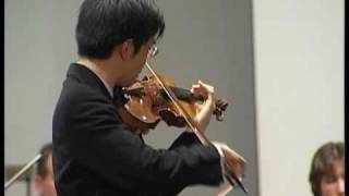 2009  ChunWen HUANG  Brahms violin concerto op77  Adagio  Sion Competition [upl. by Locklin]