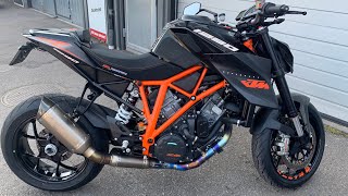 KTM Super Duke 1290 R with Akrapovic Evolution Exhaust TEST [upl. by Sissy]