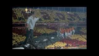 III FATİH TERİM DÖNEMİ  CİMBOM BAŞI DİK YÜRÜR  KOREOGRAFİSİ 3D ultrAslan 2012 [upl. by Ycinuq]