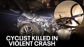 Doctor on bicycle killed in violent crash in Philadelphia [upl. by Ayekan608]