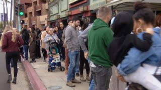 Community gathers to support street vendors in San Diego after viral video showed harassment of hot [upl. by Vivyanne]