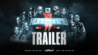 HOMECOMING 2 FINAL TRAILER  URLTV BATTLE RAP EVENT SUN 1210 ON CAFFEINE [upl. by Zellner]