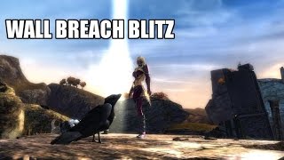 Guild Wars 2 Wall Breach Blitz Breached Wall Jumping Puzzle  Vista  Hero Point [upl. by Chloette]