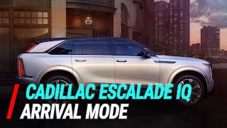 2025 Cadillac Escalade IQ Arrival Mode And FourWheel Steer [upl. by Ihtac]