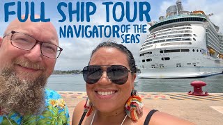 FULL SHIP TOUR  Navigator of the Seas with Royal Caribbean [upl. by Yadrahs]