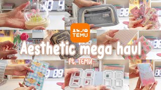 Mega Haul âś¨ Aesthetic âś¨ ft TEMU [upl. by Nairot503]