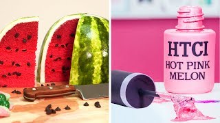 5 Cakes That Went VIRAL  Giant Nail Polish Bottle  Juicy Watermelon  How To Cake It Step By Step [upl. by Anitsyrhc]