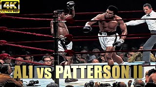 Muhammad Ali vs Floyd Patterson II  KNOCKOUT Boxing Highlights  4K Ultra HD [upl. by Alue]