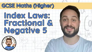 Index Laws Fractional amp Negative 5 • Challenge  with surds • GCSE Maths Higher 🧮 [upl. by Suiradal701]